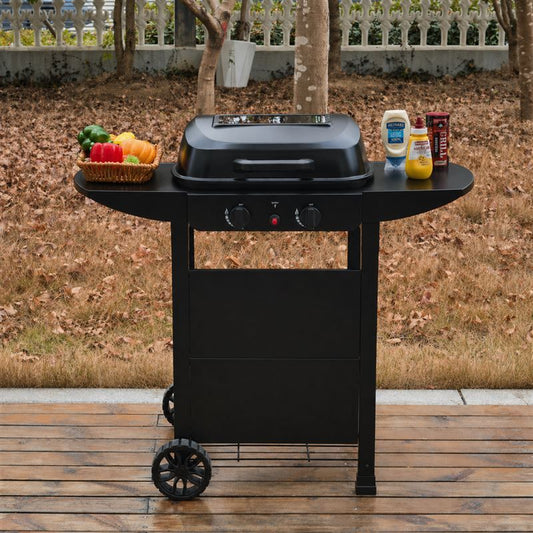 Callow 2 Burner Gas Grill BBQ with Cover and Lid