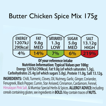 Mumtaz Butter Chicken Masala Spices 175g