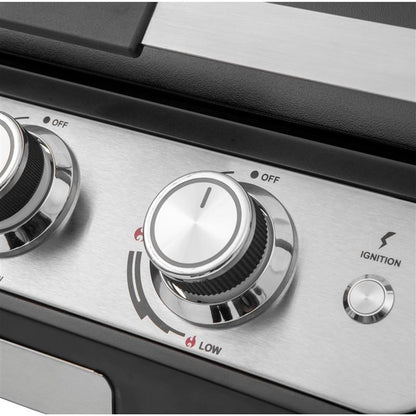 Callow Deluxe Plancha Griddle With Lid 4 Burner