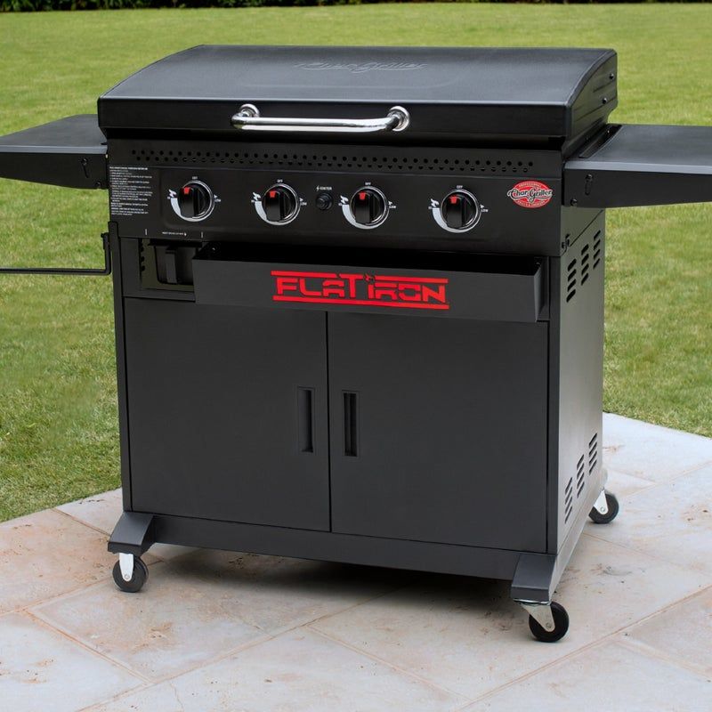 Char-griller - Flat Iron Premium Gas Griddle / Plancha (with UK regulator)