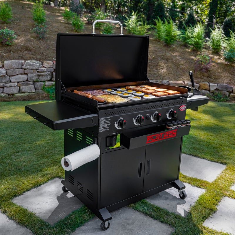 Char-griller - Flat Iron Premium Gas Griddle / Plancha (with UK regulator)