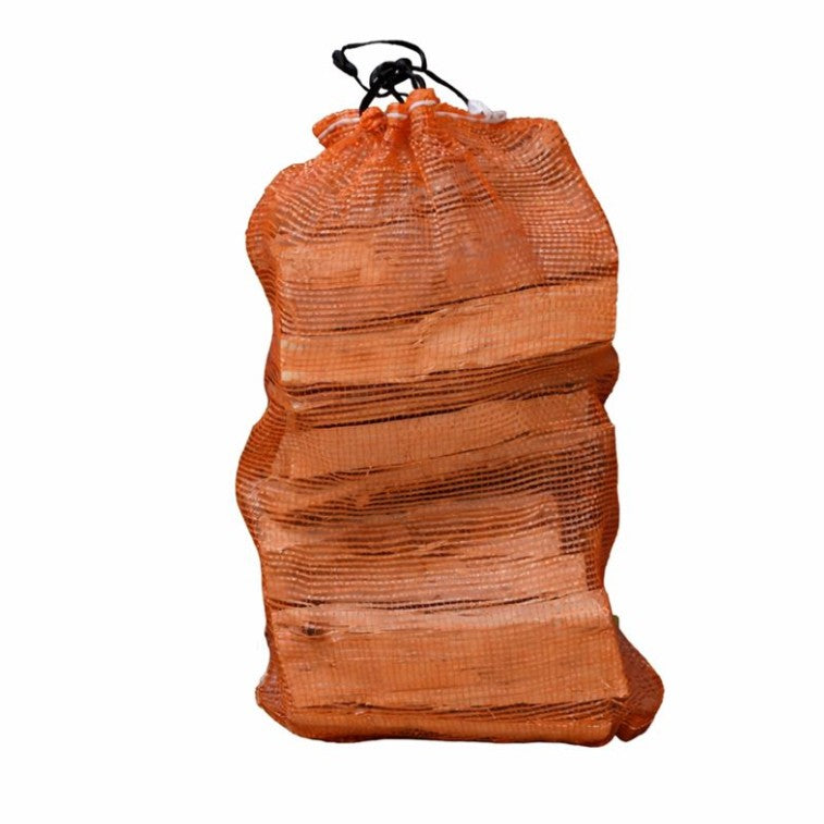 40L Mesh Bag of Kiln Dried Birch Firewood logs