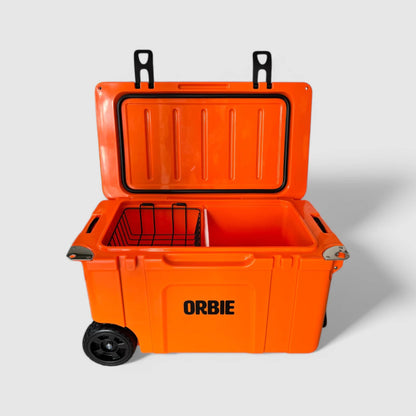 Orbie 55qt Wheeled Cool Box - Orange
