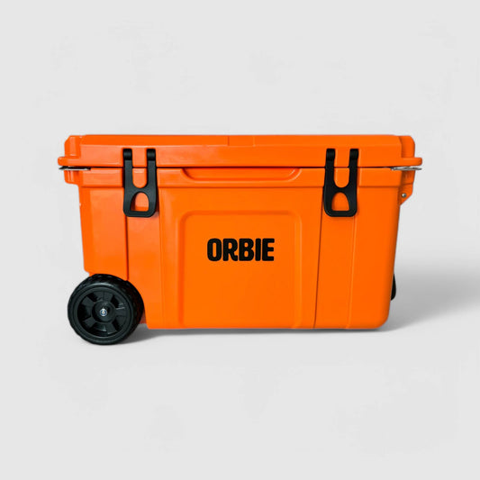 Orbie 55qt Wheeled Cool Box - Orange