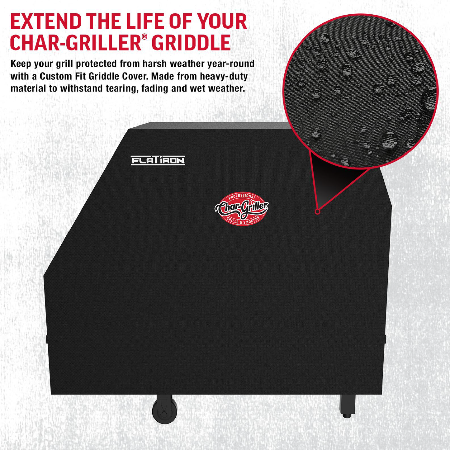 Char-Griller Flat Iron 3 Burner Cover