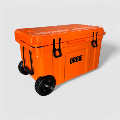 Orbie 55qt Wheeled Cool Box - Orange