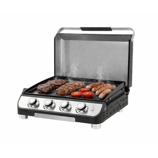 Callow Deluxe Plancha Griddle With Lid 4 Burner
