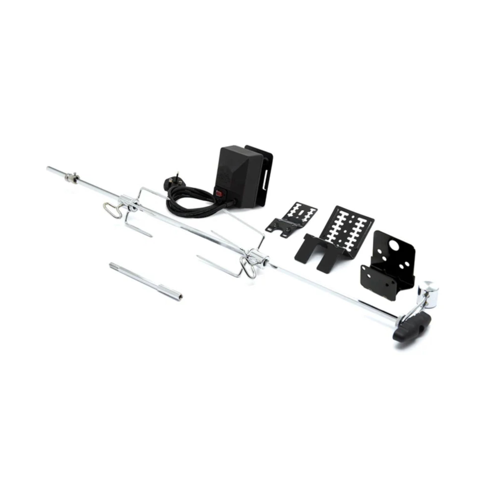 Roitisserie kit on a white background