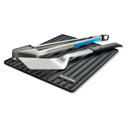 Broil King Silicone Side Shelf Mat on a white background.