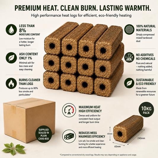10kg Hardwood Pinikay Briquettes