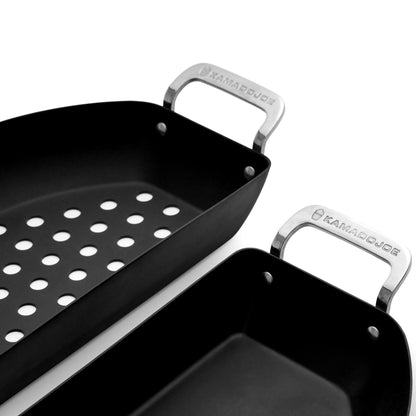 Kamado Joe Karbon Steel Half Moon Pans