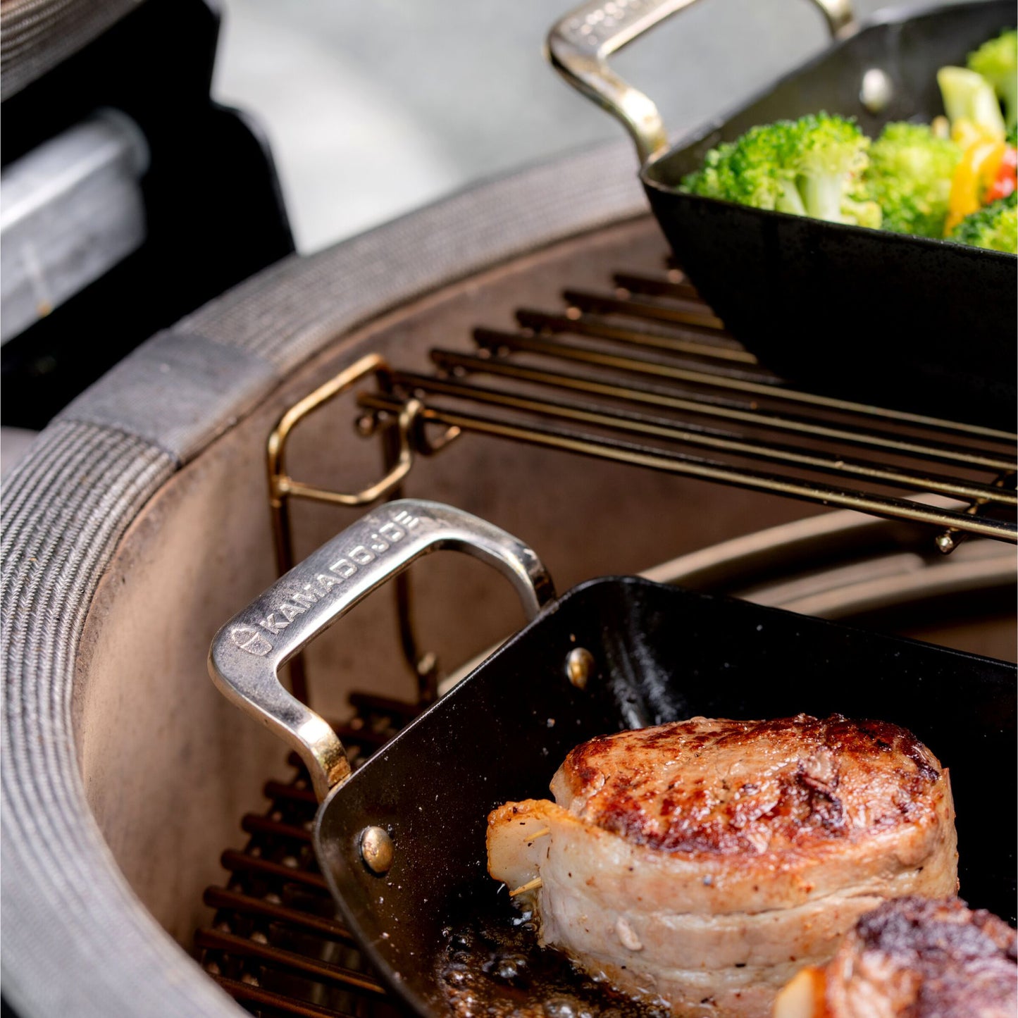 Kamado Joe Karbon Steel Half Moon Pans
