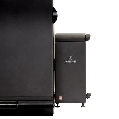 Masterbuilt® Slow and Cold Smoker Accessory Attachment With Removable Ash Tray for Masterbuilt Vertical BBQ Smokers in Black (Fits 710 Model)