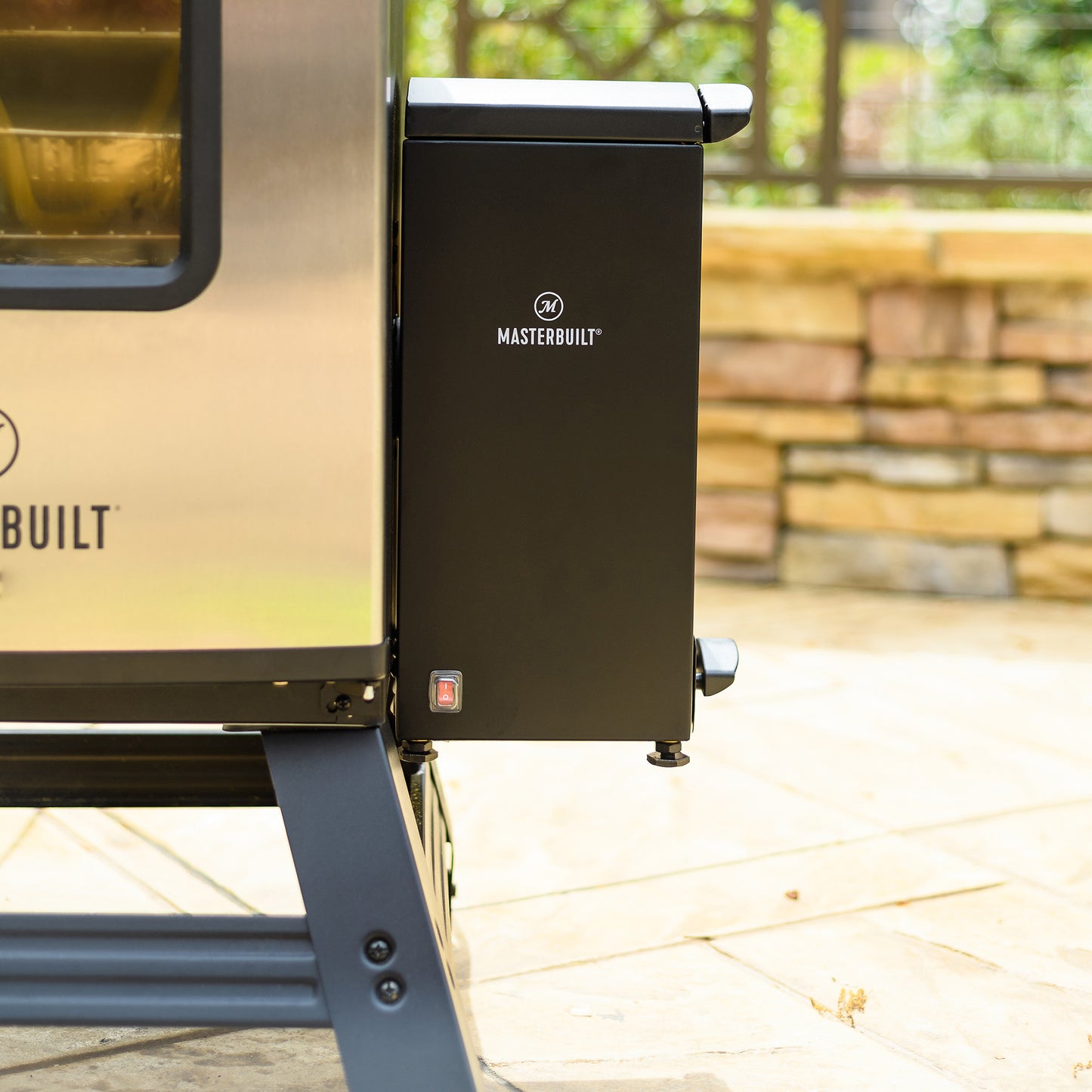 Masterbuilt® Slow and Cold Smoker Accessory Attachment With Removable Ash Tray for Masterbuilt Vertical BBQ Smokers in Black (Fits 710 Model)