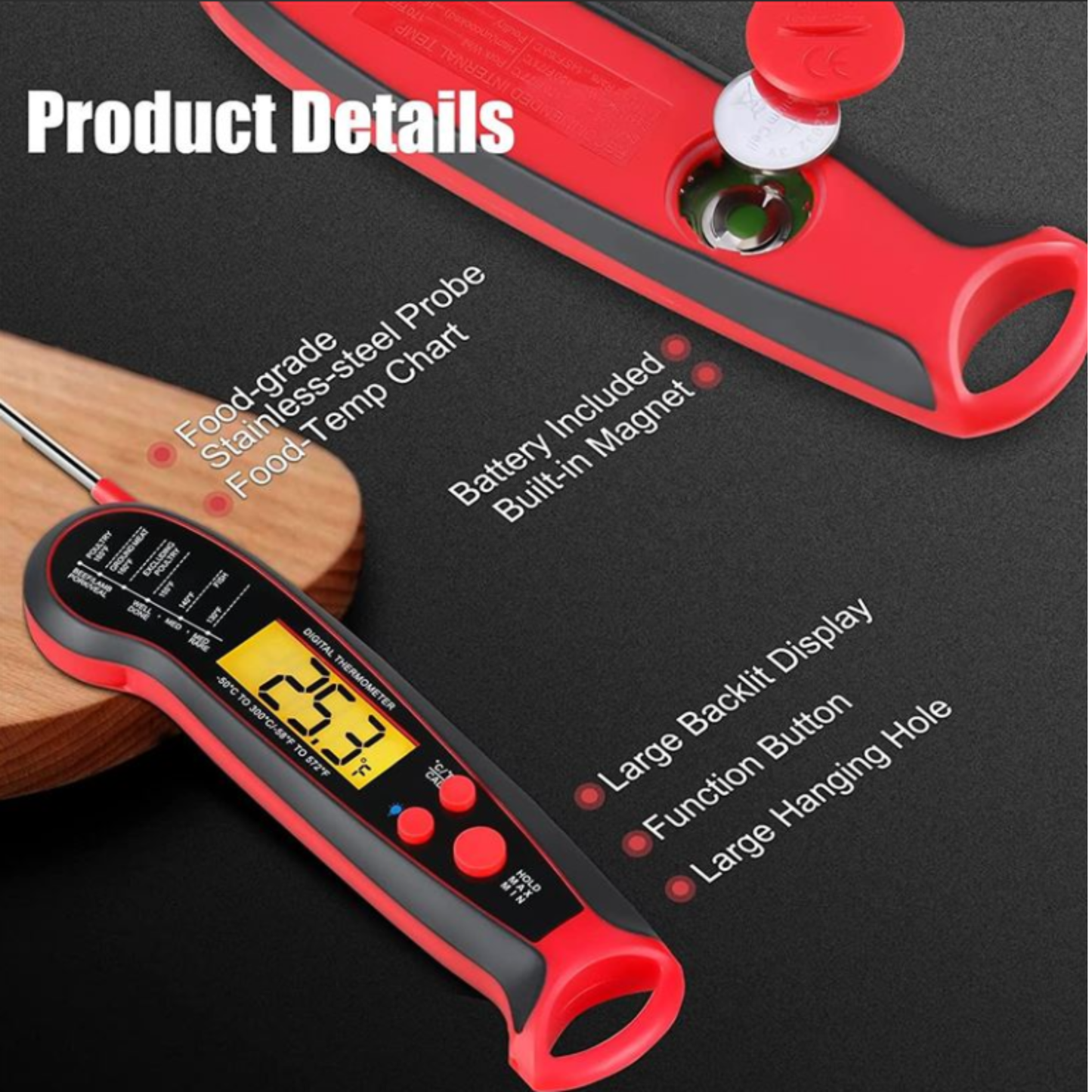 Callow Insta-Read Meat Thermometer