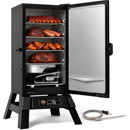 Masterbuilt 710 WiFi Digital Electric Food Smoker – 4 Racks – MB20072124