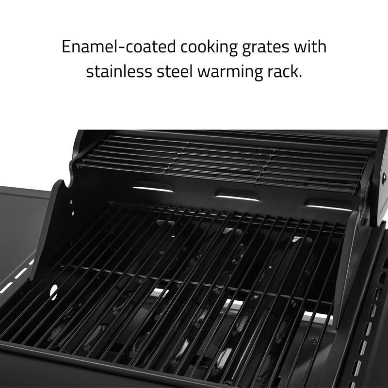 Callow 3 Burner Gas Grill BBQ with Cover, Lid and Side Burner