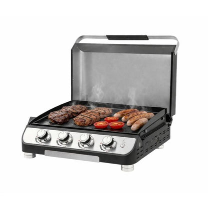 Callow Deluxe Plancha Griddle With Lid 4 Burner