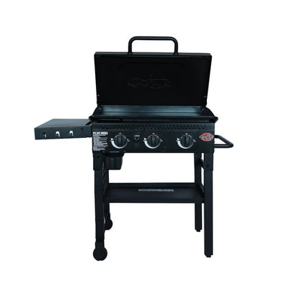 Char-griller - Flat Iron 3 Burner Gas Griddle / Plancha (with UK regulator)
