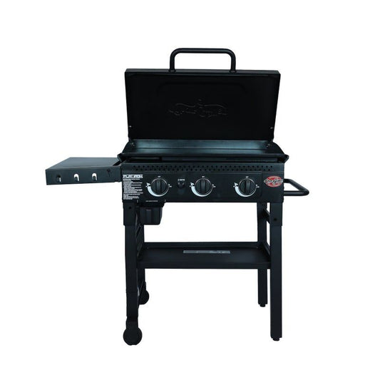 Char-griller - Flat Iron 3 Burner Gas Griddle / Plancha (with UK regulator)