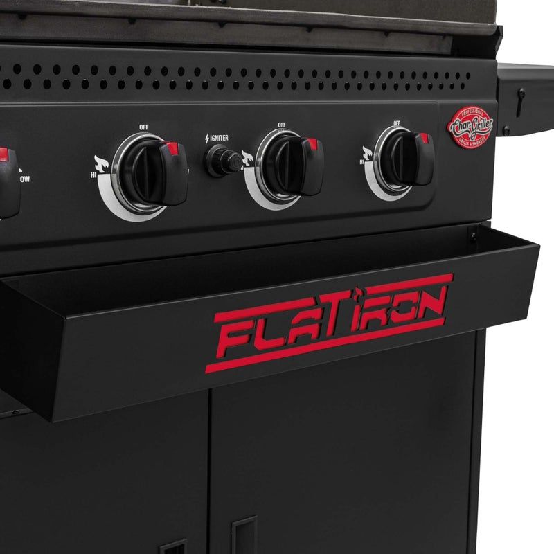 Char-griller - Flat Iron Premium Gas Griddle / Plancha (with UK regulator)