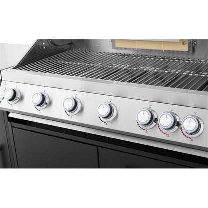 Callow 6 Burner Gas Grill BBQ with Full Kitchen Set