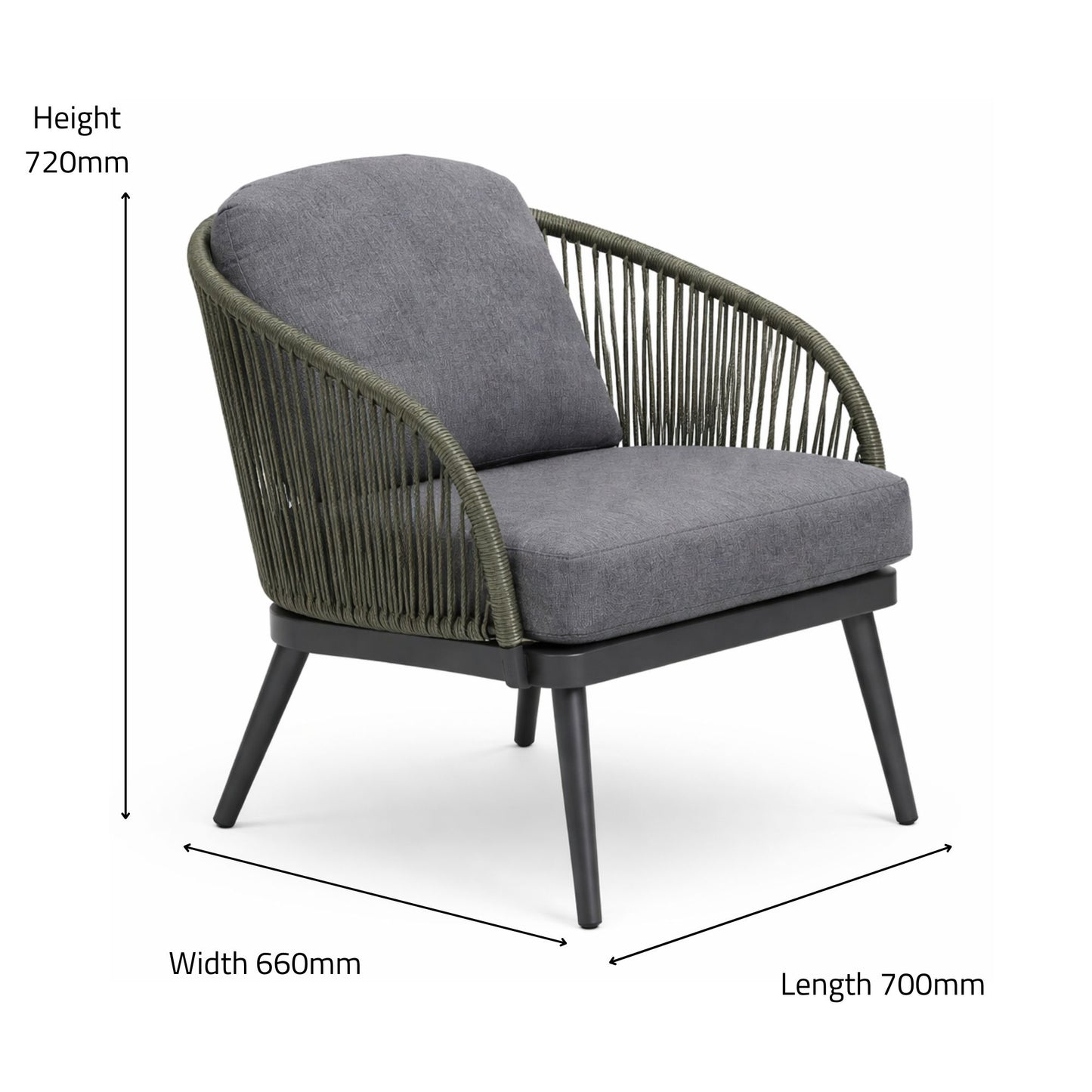 NAVA 4 Piece Garden Furniture Set (REDUCED TO CLEAR)