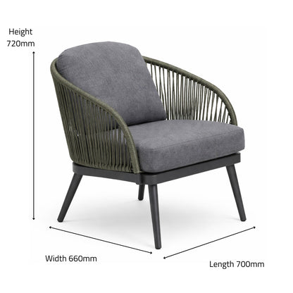 NAVA 4 Piece Garden Furniture Set (REDUCED TO CLEAR)