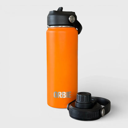 Orbie 18oz Insulated Bottle - Orange
