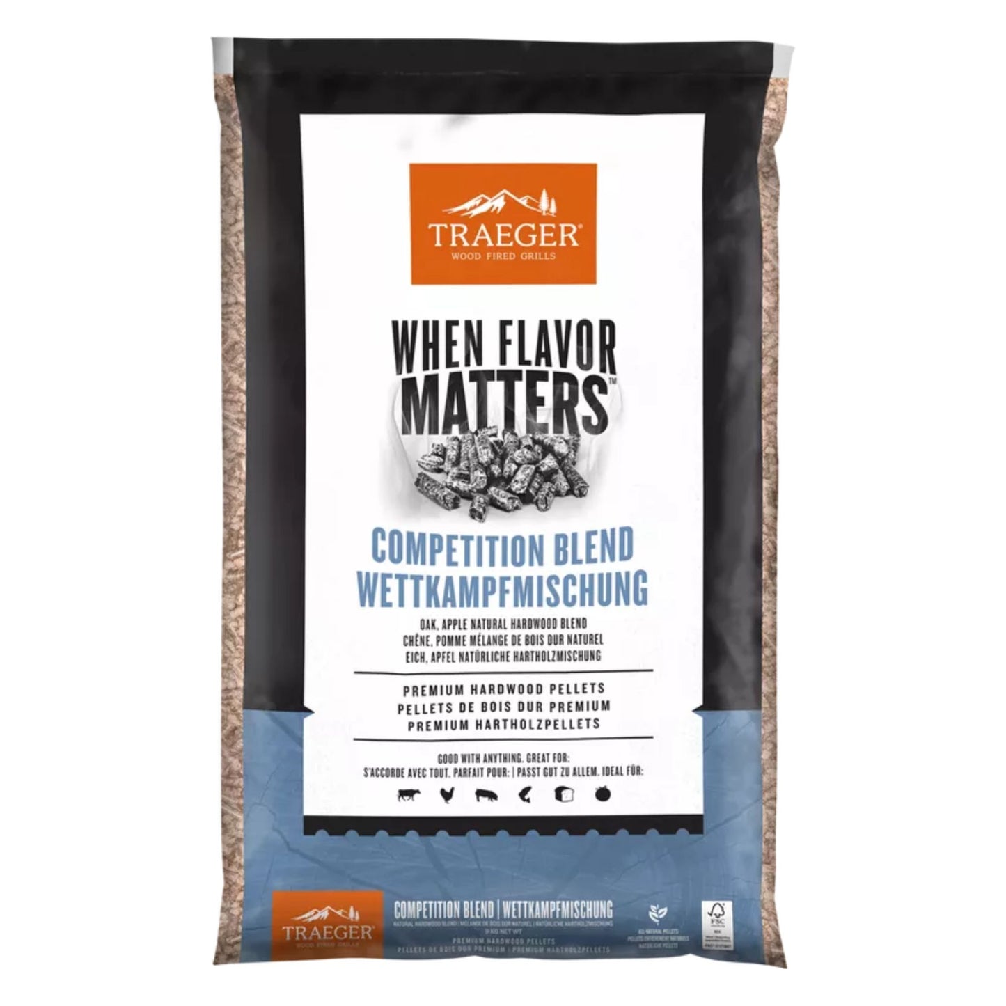 Competition Blend Wood Pellets (20Lb)