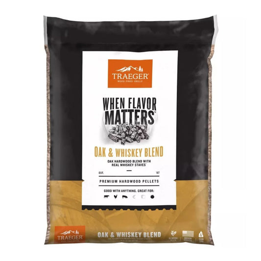 Oak & Whiskey Wood Pellets (20Lb)